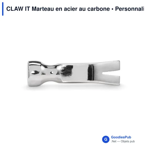 Marteau personnalisable CLAW IT avec logo - Outil 2en1 - Image 4