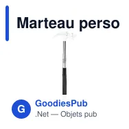 Marteau personnalisable CLAW IT avec logo - Outil 2en1 - Miniature 5