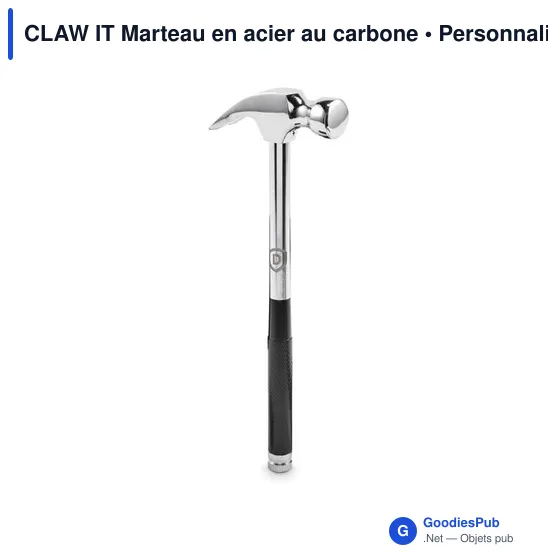 Marteau personnalisable CLAW IT avec logo - Outil 2en1 - Image 5