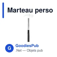 Marteau personnalisable CLAW IT avec logo - Outil 2en1 - Miniature 6