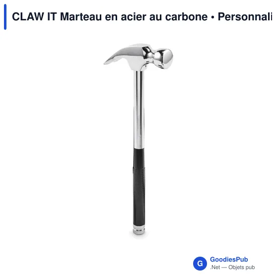 Marteau personnalisable CLAW IT avec logo - Outil 2en1 - Image 6