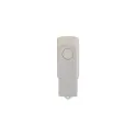 Variante Blanc - Clé USB personnalisable 16 Go à capot pivotant avec logo - Twister