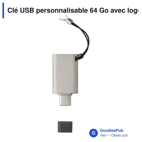 Clé USB personnalisable 64 Go avec logo - Marigold FWP225