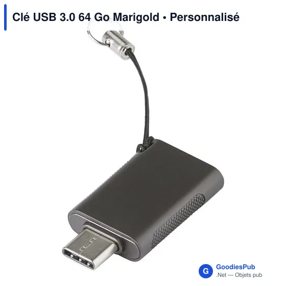 Clé USB personnalisable 64 Go avec logo - Marigold FWP225 - Image 2
