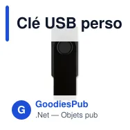 Clé USB personnalisable 4 Go à capot pivotant avec logo - Twister - Miniature 10