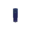 Variante Bleu foncé - Clé USB personnalisable 4 Go à capot pivotant avec logo - Twister