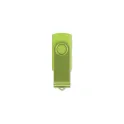 Variante Vert clair - Clé USB personnalisable 4 Go à capot pivotant avec logo - Twister
