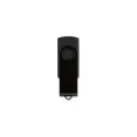 Variante Noir - Clé USB personnalisable 4 Go à capot pivotant avec logo - Twister