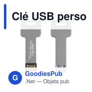 Clé USB personnalisable 64 Go avec logo - Solution de stockage pratique - Miniature 1