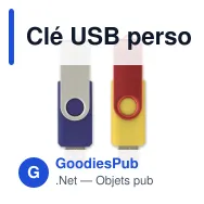 Clé USB personnalisable 8 Go à capot pivotant avec logo - Twister - Miniature 10