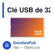 Clé USB personnalisable 32 Go avec logo pour entreprises - Miniature 4