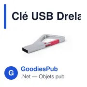 Clé USB Drelan 8GB - Miniature 2