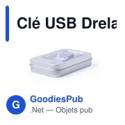Clé USB Drelan 8GB - Miniature 8