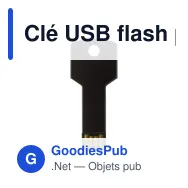 Clé USB flash personnalisable 8 Go en aluminium avec logo - Key - Miniature 3