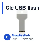 Clé USB flash personnalisable 8 Go en aluminium avec logo - Key - Miniature 4