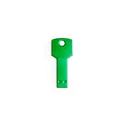 Variante vert - Clé USB personnalisable Fixing 16GB avec logo - Aluminium