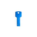 Variante bleu - Clé USB personnalisable Fixing 16GB avec logo - Aluminium