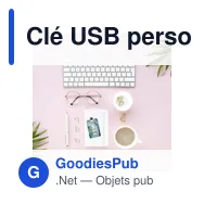 Clé USB personnalisable Milen 16Go avec logo - Miniature 6