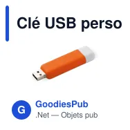 Clé USB personnalisable 8 Go en ABS bicolore avec logo - Modular - Miniature 2