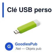 Clé USB personnalisable 8 Go en ABS bicolore avec logo - Modular - Miniature 3