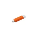 Variante Orange / Blanc - Clé USB personnalisable 8 Go en ABS bicolore avec logo - Modular