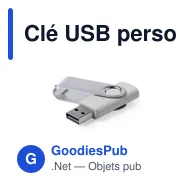 Clé USB personnalisable Mozil 16GB avec logo - Miniature 1