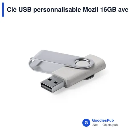 Clé USB personnalisable Mozil 16GB avec logo