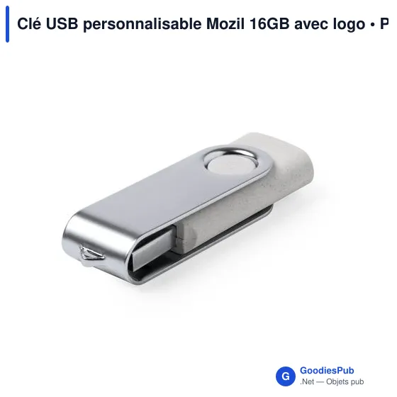 Clé USB personnalisable Mozil 16GB avec logo - Image 4