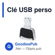 Clé USB personnalisable avec logo pour entreprises - 16 Go - Miniature 1