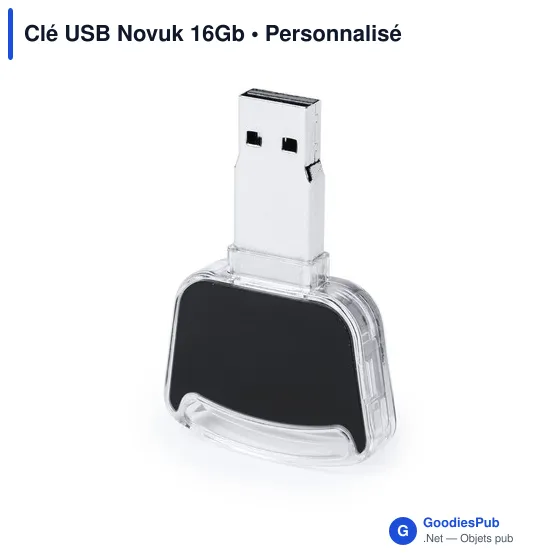 Clé USB personnalisable avec logo pour entreprises - 16 Go - Image 2