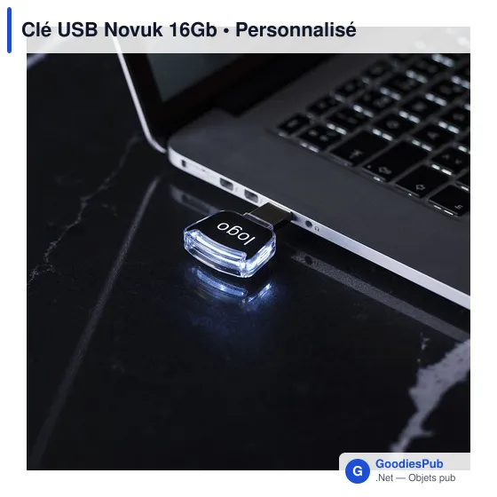 Clé USB personnalisable avec logo pour entreprises - 16 Go - Image 3