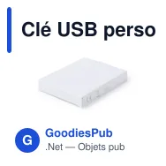 Clé USB personnalisable avec logo pour entreprises - 16 Go - Miniature 5
