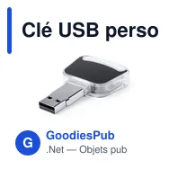Clé USB personnalisable avec logo pour entreprises - 16 Go - Miniature 6