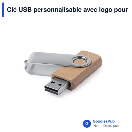 Clé USB personnalisable avec logo pour entreprises - 16 Go