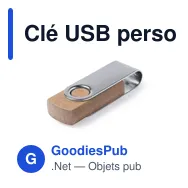 Clé USB personnalisable avec logo pour entreprises - 16 Go - Miniature 3