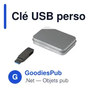 Clé USB personnalisable 64 Go Dorian avec logo - Miniature 6