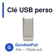 Clé USB personnalisable 64 Go Dorian avec logo - Miniature 7