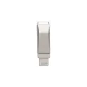 Variante argenté - Clé USB personnalisable 64 Go Dorian avec logo