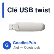 Clé USB twist 3.0 64 Go Harlow - Miniature 1