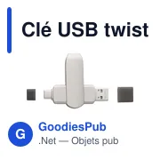 Clé USB twist 3.0 64 Go Harlow - Miniature 8