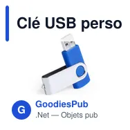 Clé USB personnalisable Yemil 32GB avec logo - Miniature 3