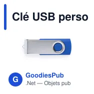 Clé USB personnalisable Yemil 32GB avec logo - Miniature 4