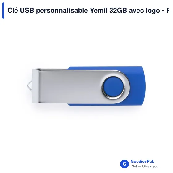 Clé USB personnalisable Yemil 32GB avec logo - Image 8