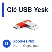 Clé USB Yeskal 8GB - Miniature 3