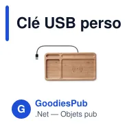 Clé USB personnalisable avec logo pour entreprises et événements - Miniature 1
