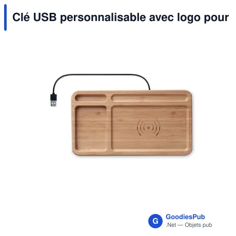 Clé USB personnalisable avec logo pour entreprises et événements