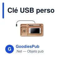 Clé USB personnalisable avec logo pour entreprises et événements - Miniature 2