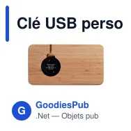 Clé USB personnalisable avec logo pour entreprises et événements - Miniature 3