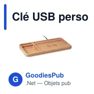 Clé USB personnalisable avec logo pour entreprises et événements - Miniature 4