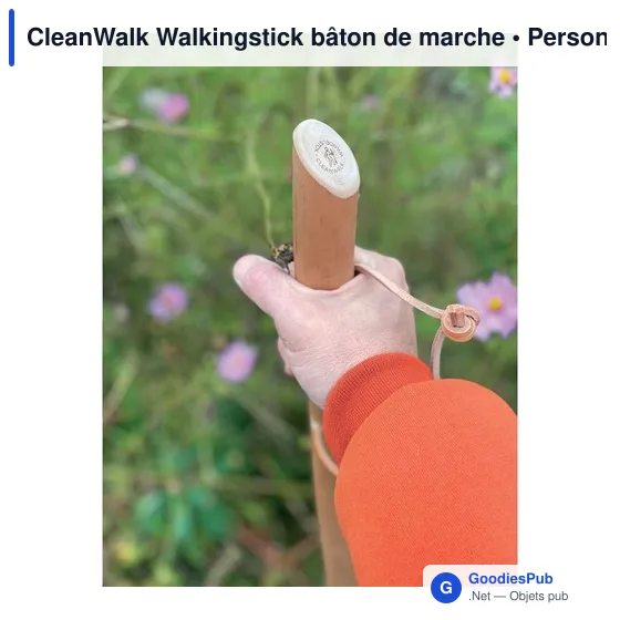 Bâton de marche personnalisable CleanWalk avec logo - Image 2